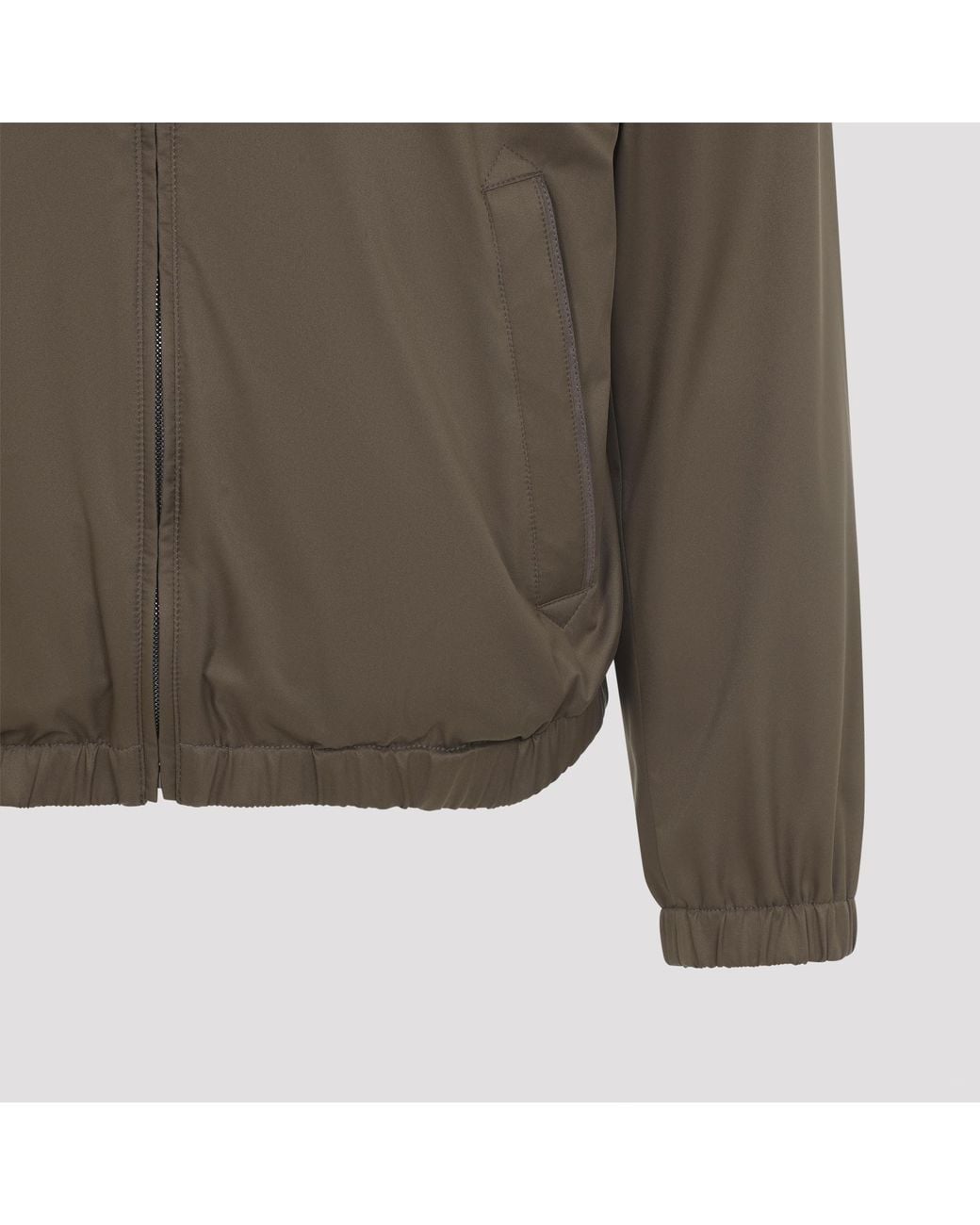 Canali Green Outerwear Jacket Polyester for men