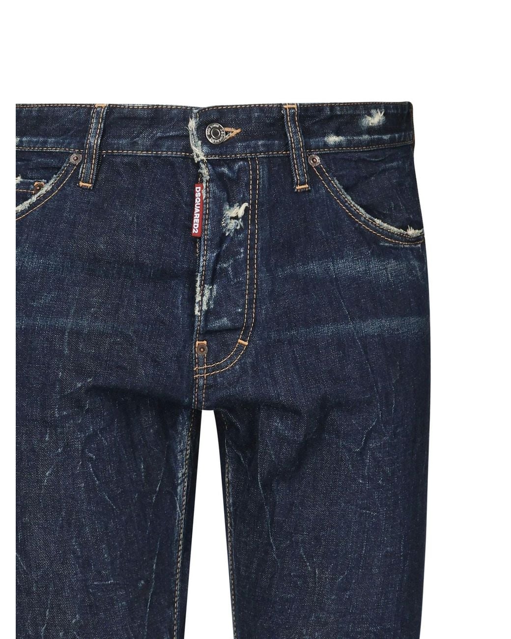 DSquared² Blue Skinny Jeans Medium Waist for men