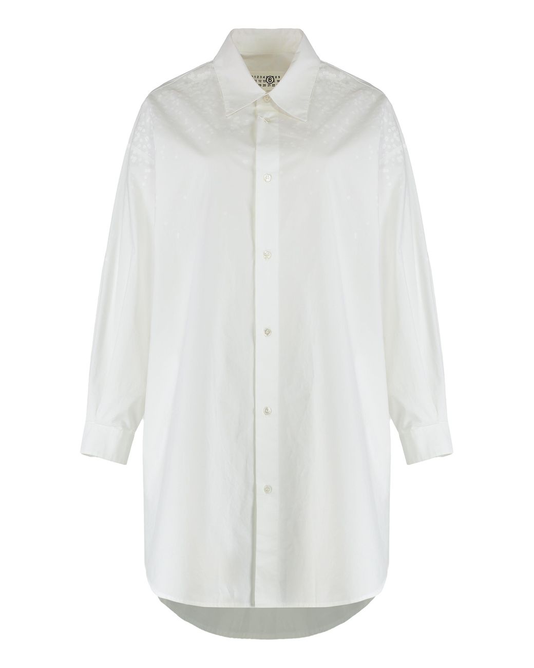 MM6 by Maison Margiela White Oversized Cotton Shirt
