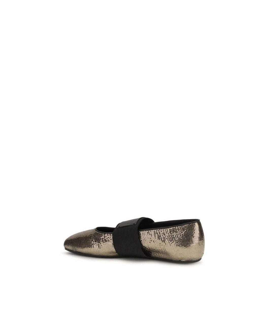 Givenchy Multicolor Gold Calf Leather Bos Taurus Ballet Flats