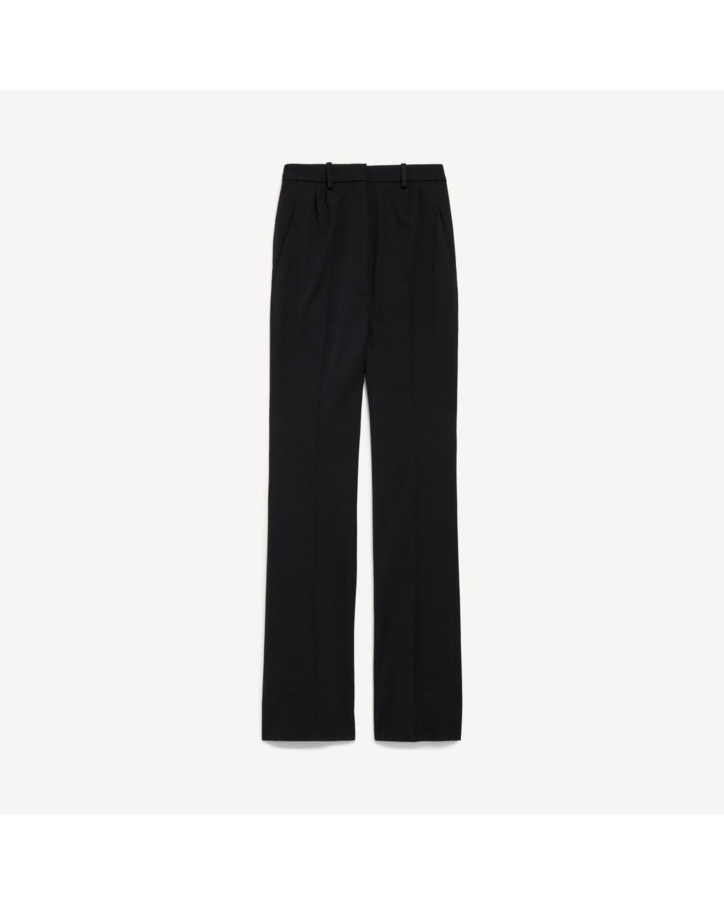 Balenciaga Black High Waist Slim Pants Trousers