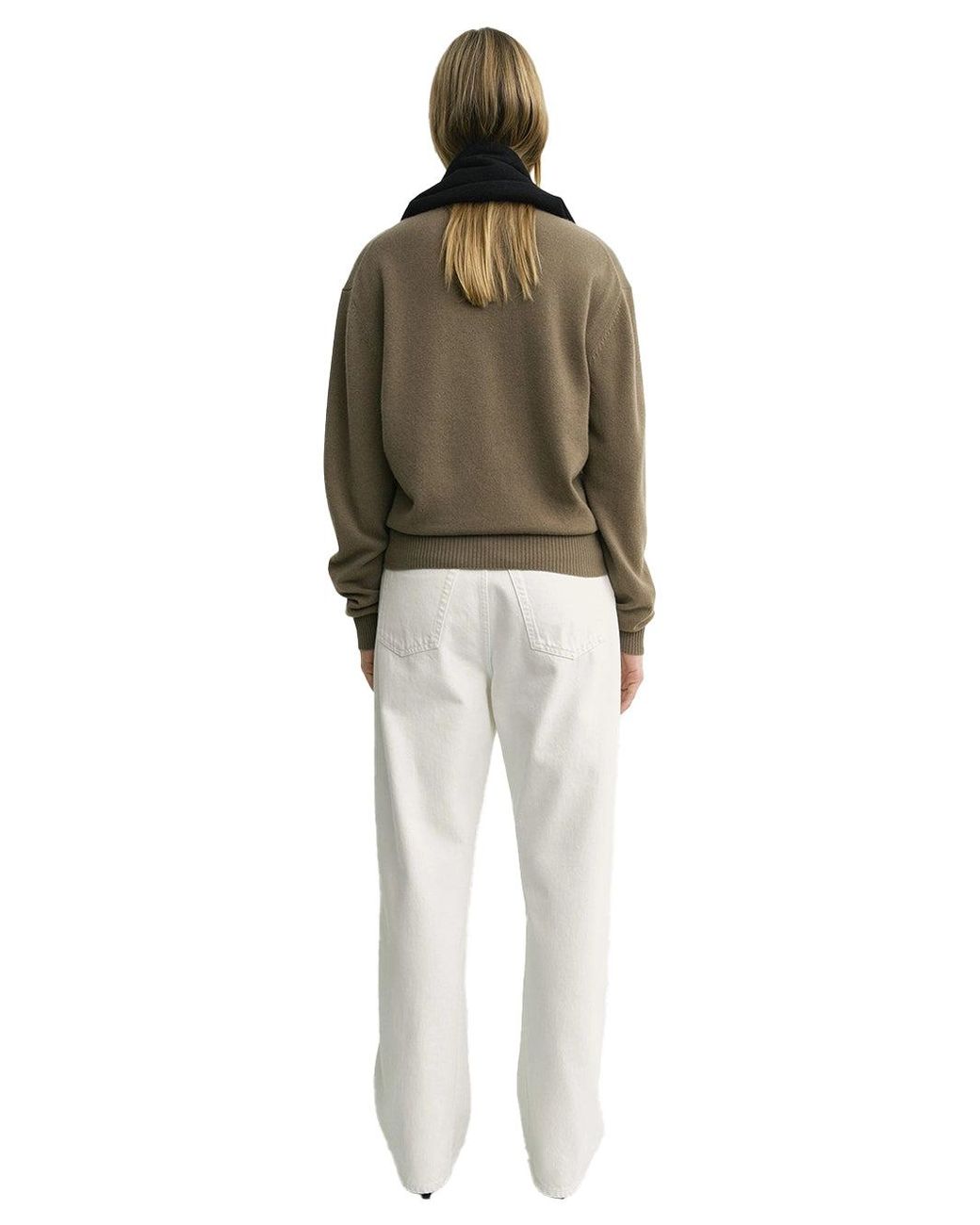 Totême Natural Classic Cashmere Top Hazel