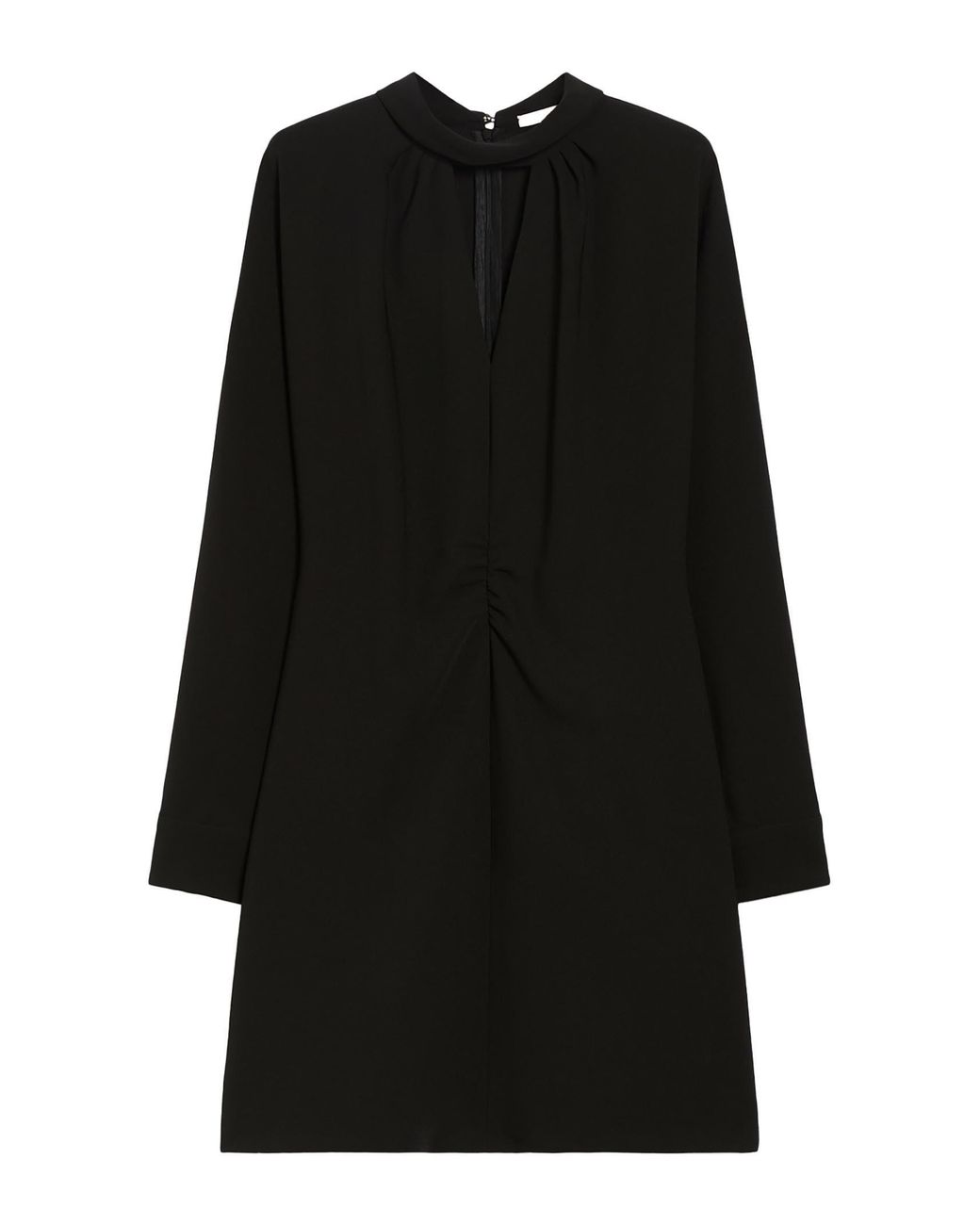 Pennyblack Black Mini Dress With V-Cut Front