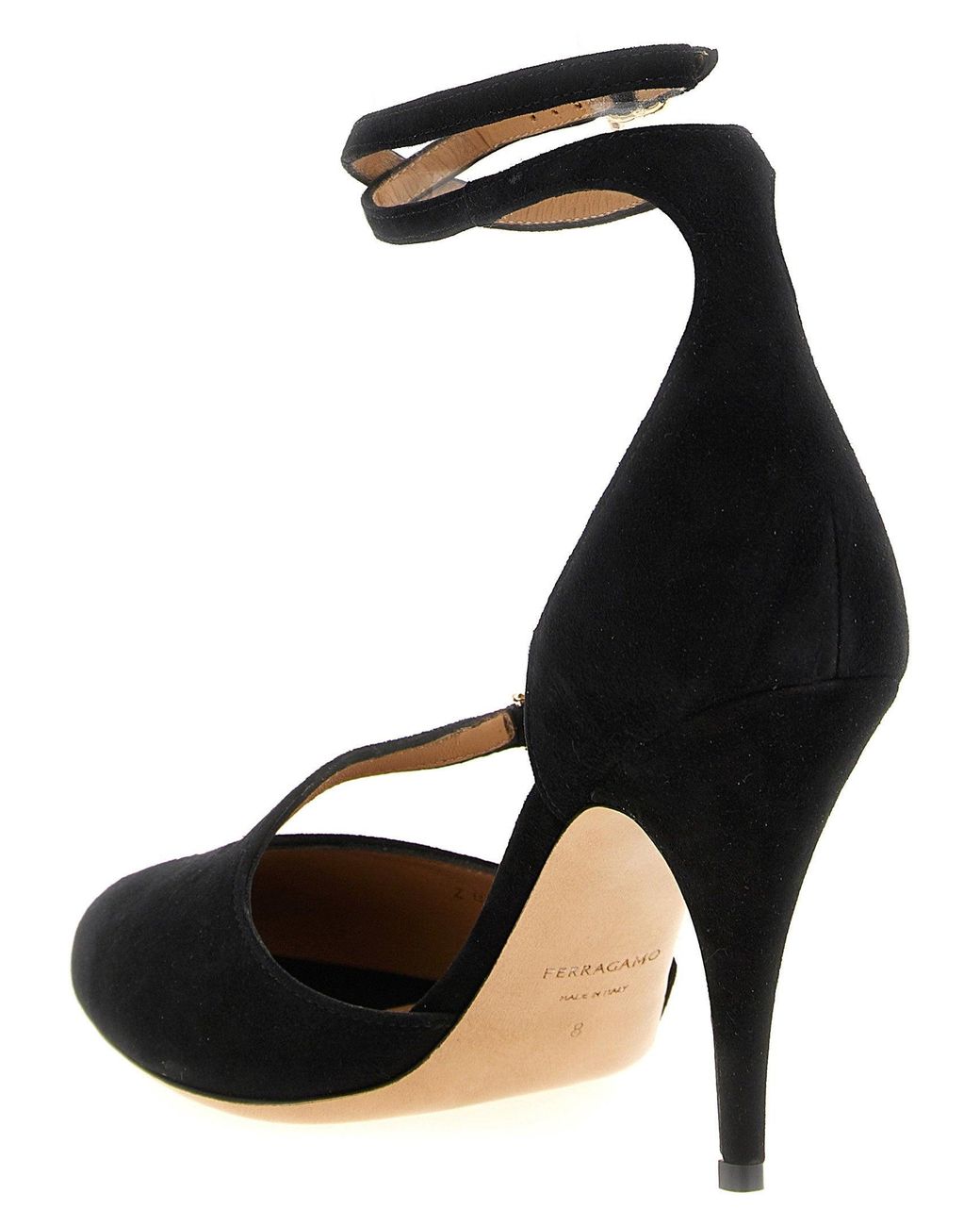 Ferragamo Black Molly Heel