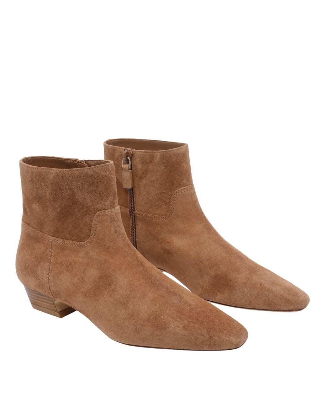 Stuart Weitzman Brown Stassi Booties