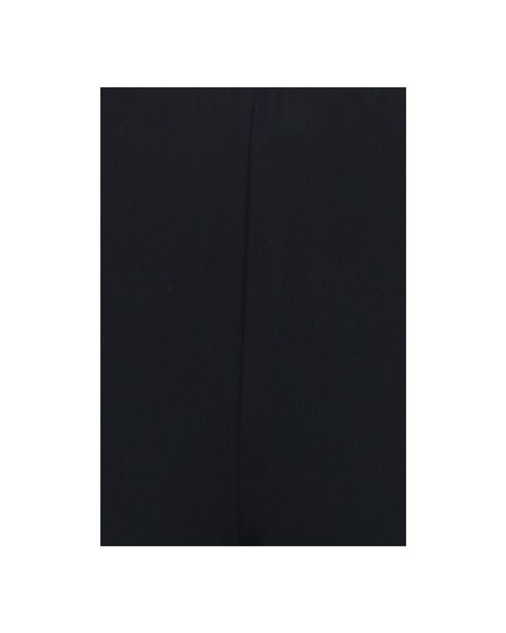 Gucci Blue Black Viscose Flared Pants