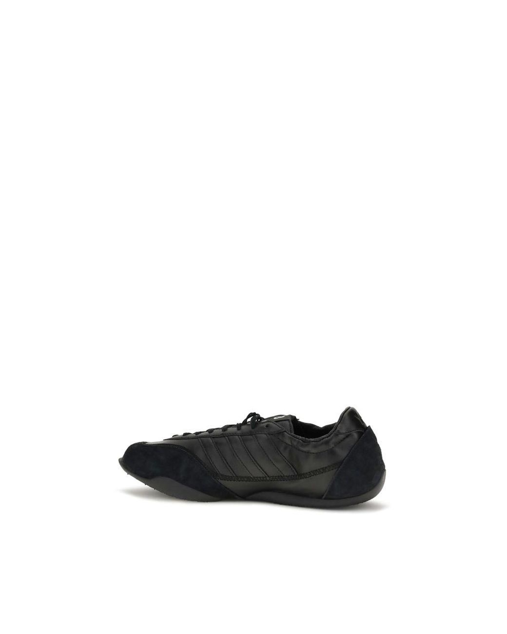 Y-3 Black Calf Leather Bos Taurus Athletic Sneakers for men