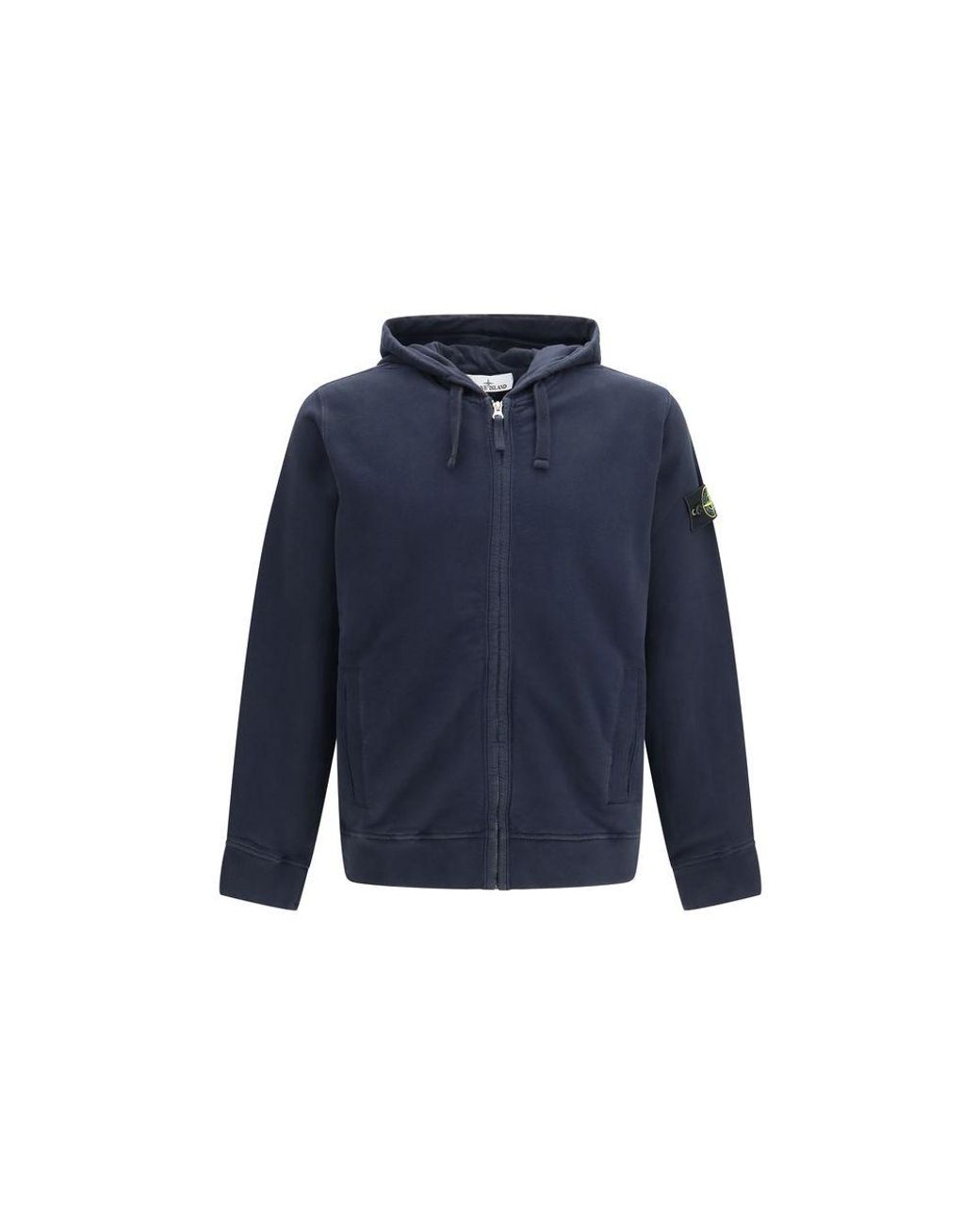 Stone Island Blue Cotton Sweatshirt for men