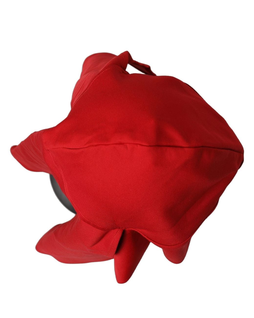 Dolce & Gabbana Red Polyester Whole Head Wrap Capello Hat