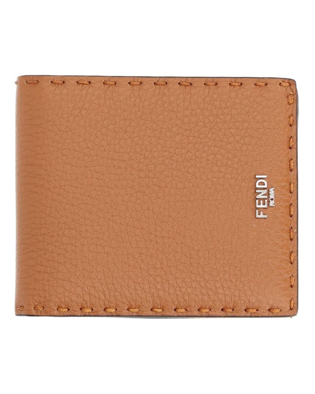 Fendi Yellow Fendi Selleria Wallet for men