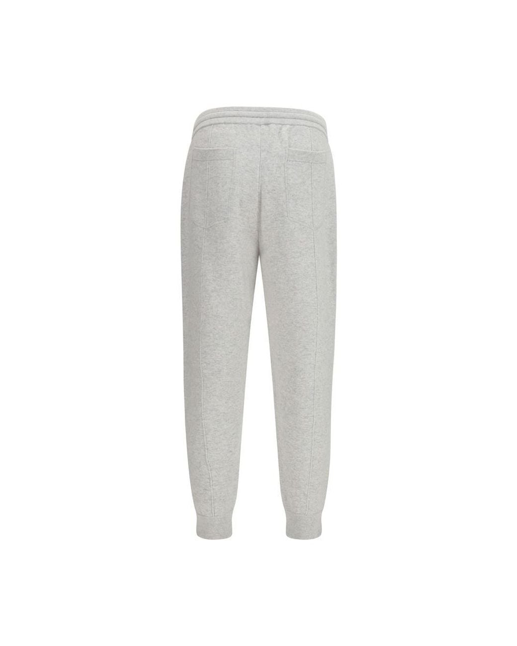 Brunello Cucinelli Gray Cashmere Casual Pants for men