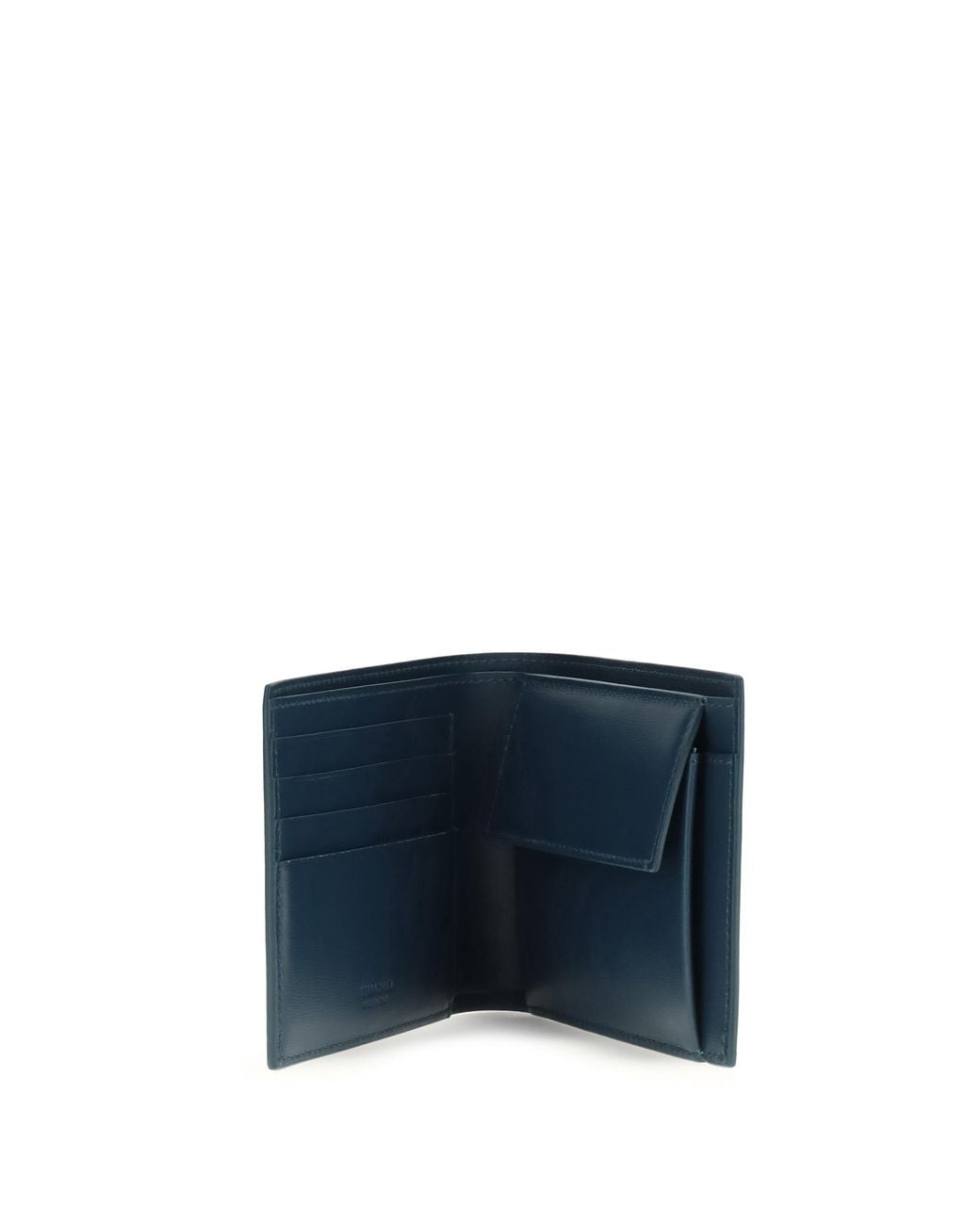 Ferragamo Blue Leather Wallet Calf Bos Taurus for men