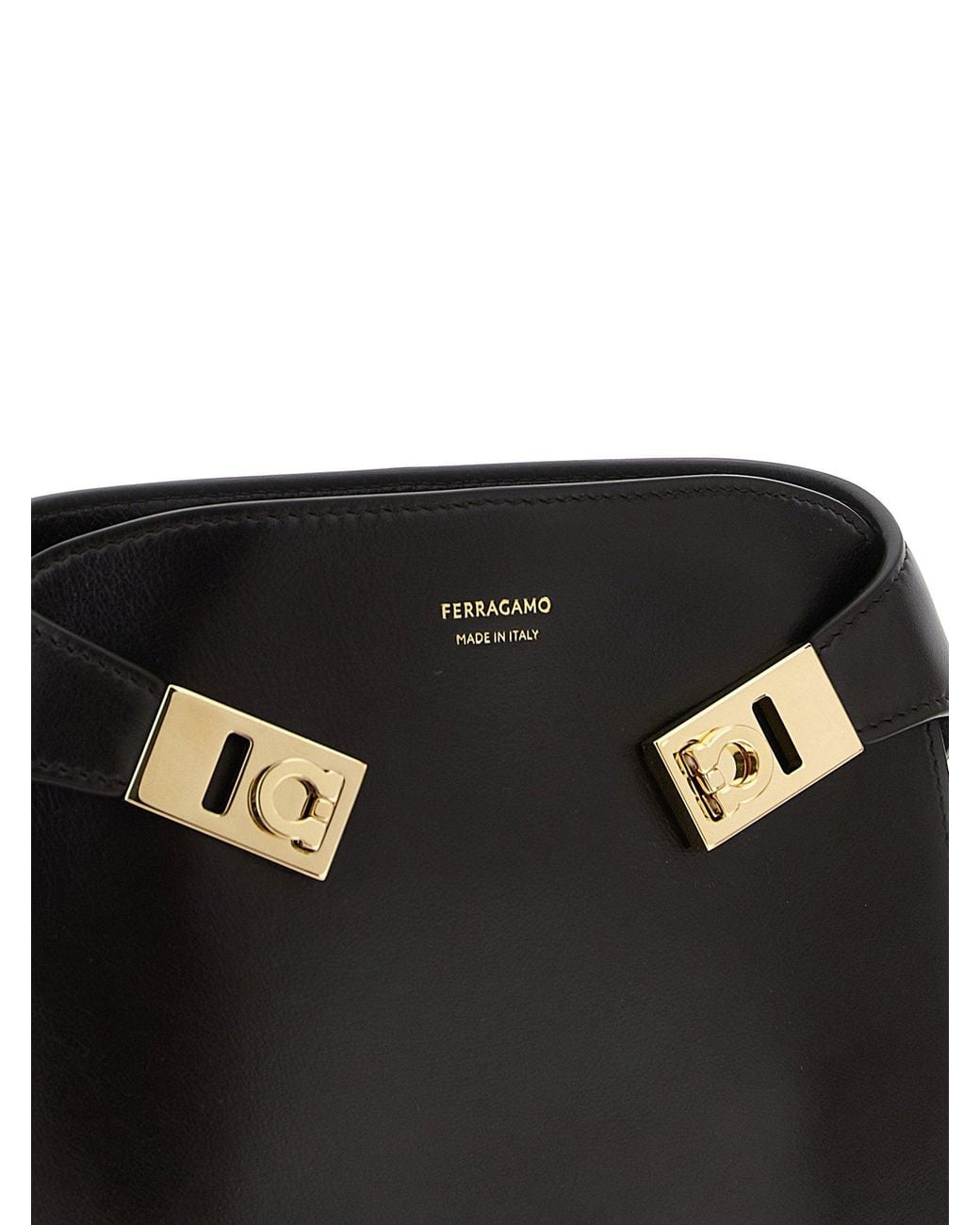 Ferragamo Black Hug Bb S Belt Bag