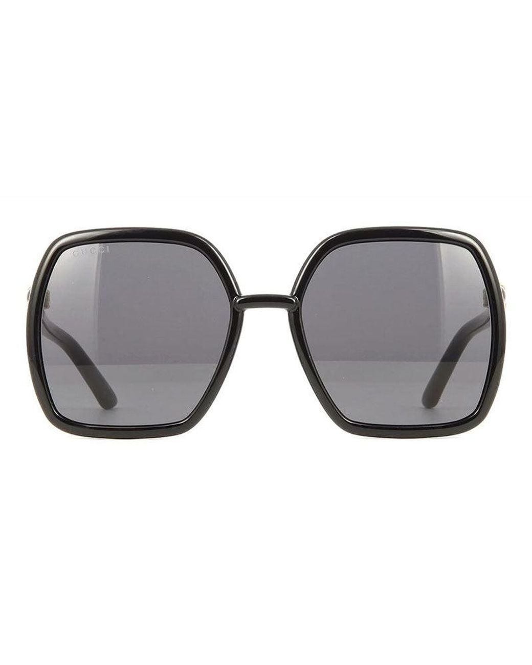 Gucci Black Sunglasses Square Full Rim, Frame And Dark Lens Gg0890S001
