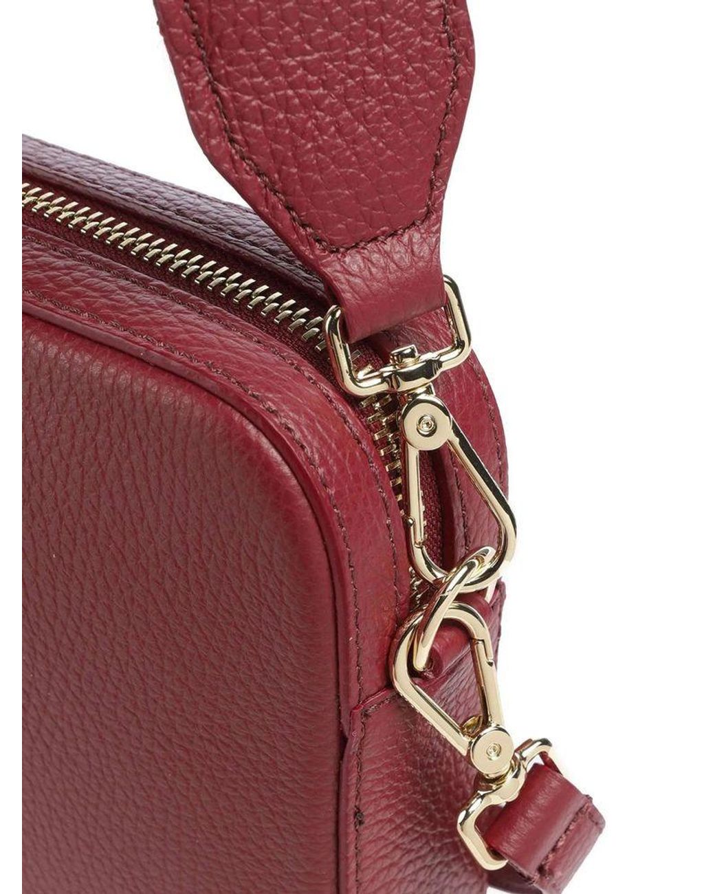 Coccinelle Red Shoulder Bag Cowhide