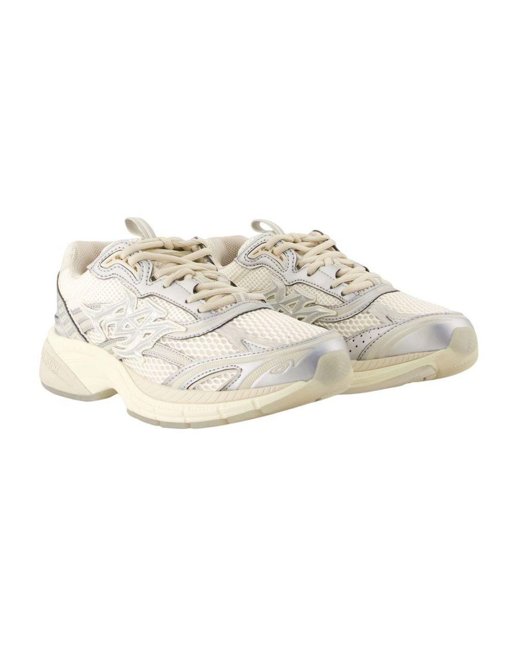 Amiri White Metallic M Tech Sneakers