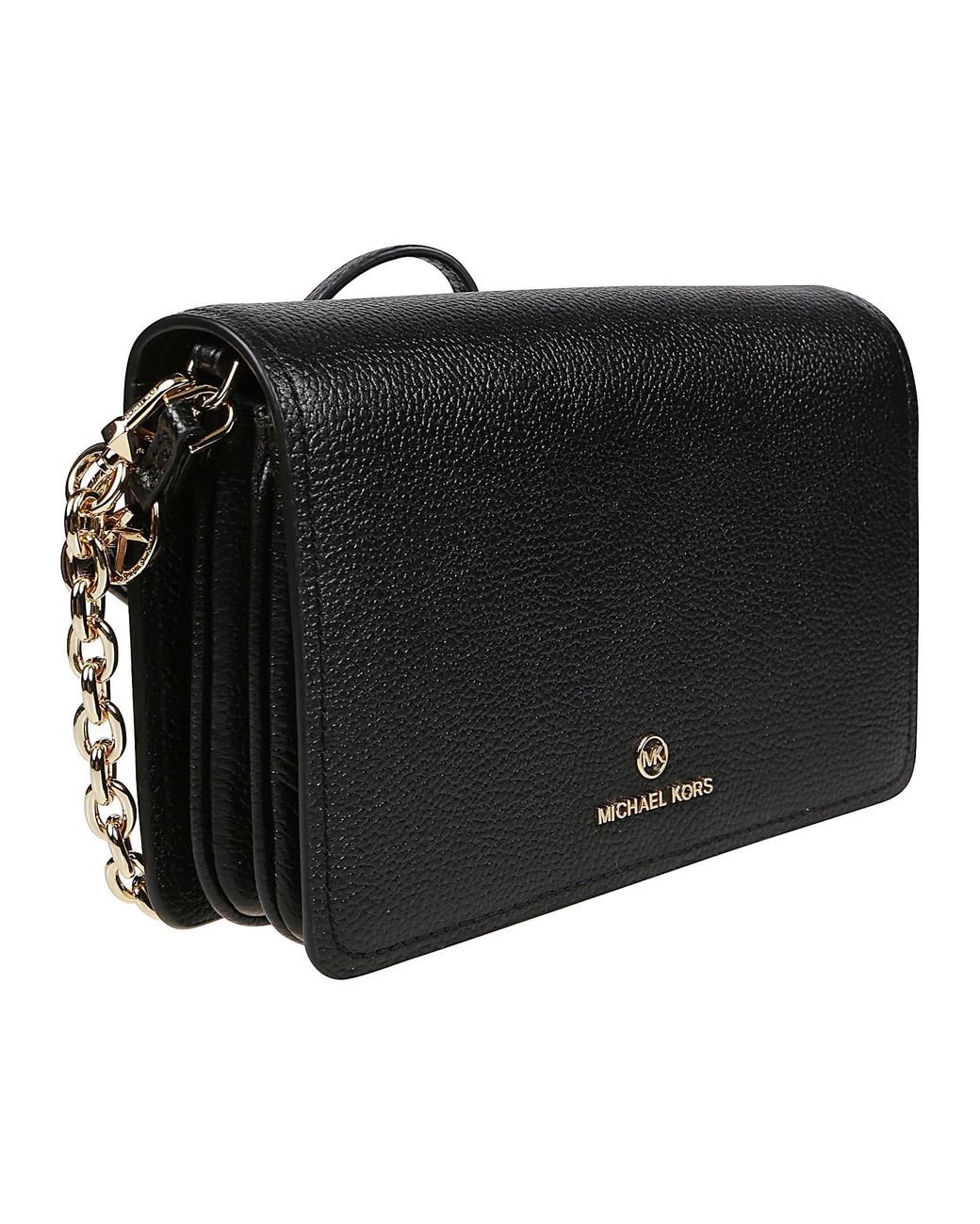 Michael kors jet set large full flap xbody black 2025