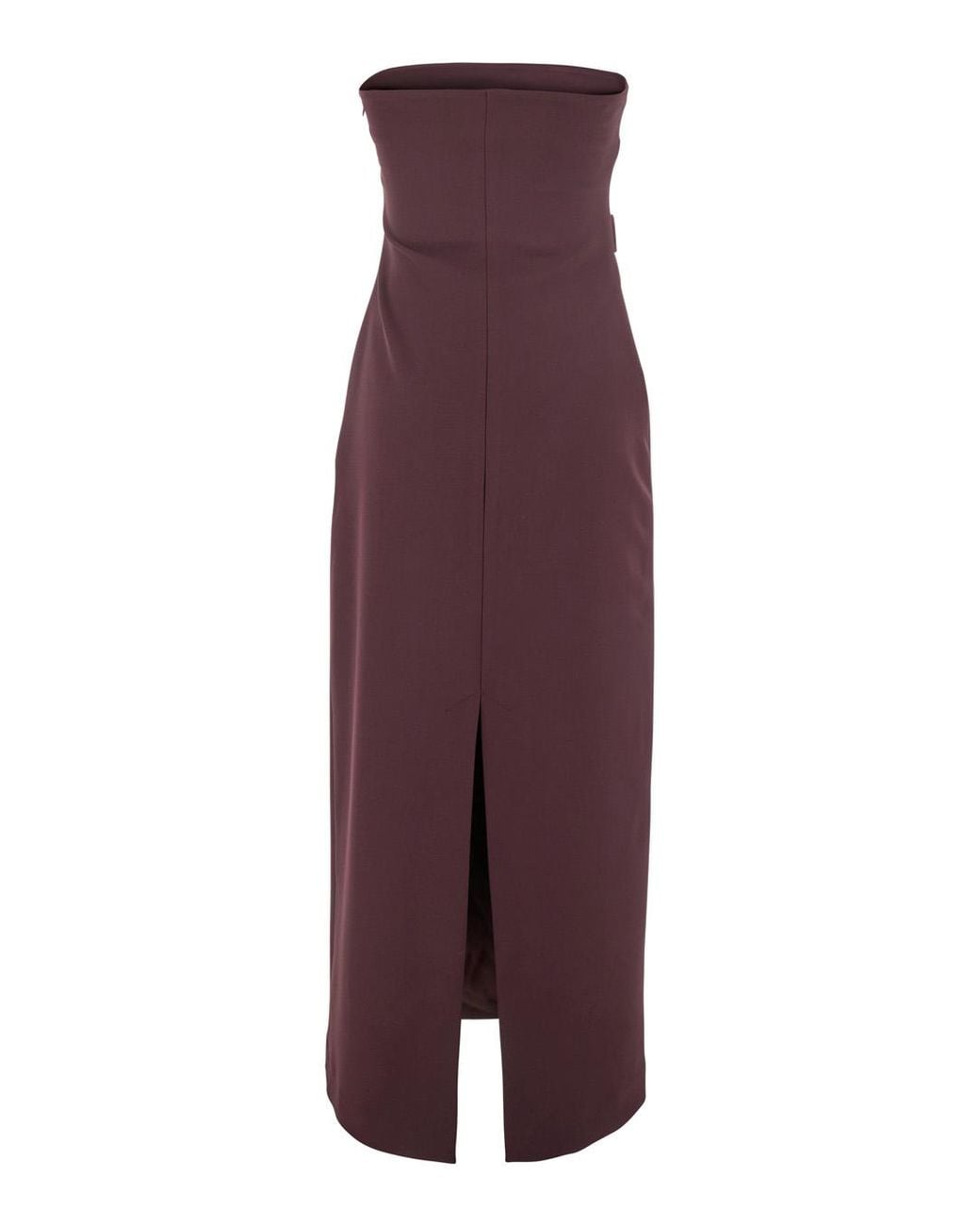 Le Plain Purple Bustier Dress