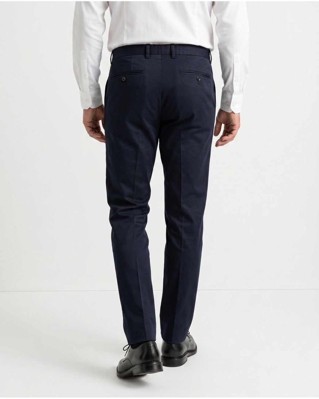 Brunello Cucinelli Blue Tailored Linen Trousers for men