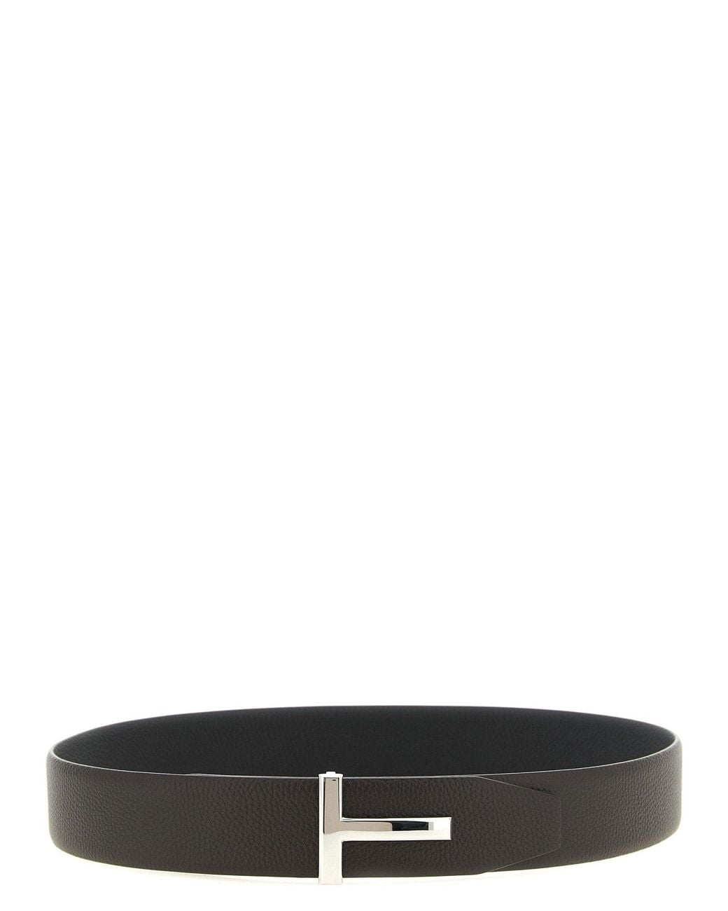 Tom Ford White Icon Belt for men