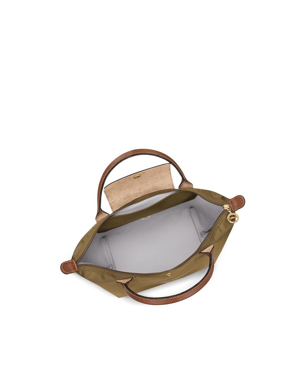 Longchamp Brown Tote Bag Le Pliage Calf Leather