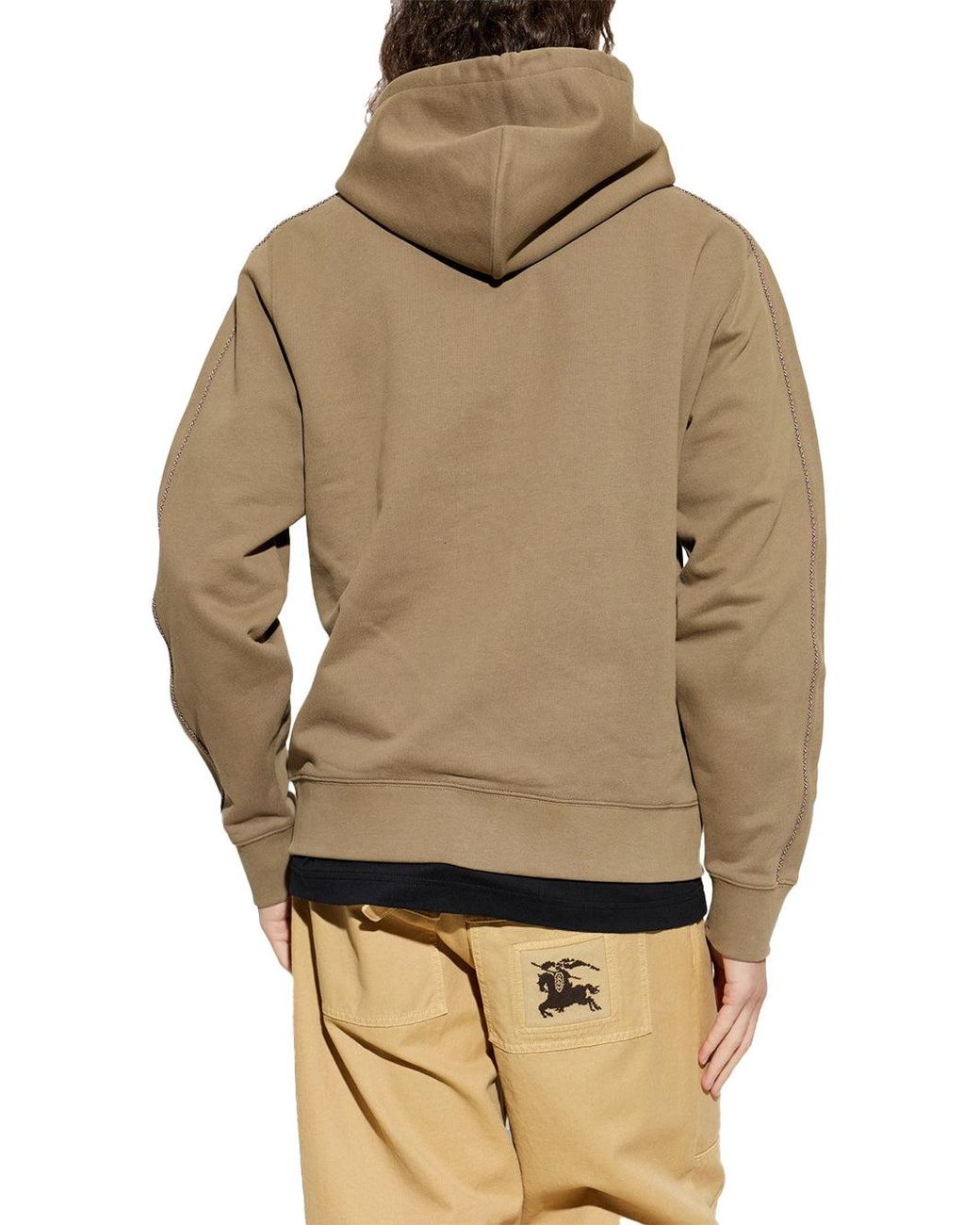 Burberry Natural Scott Hoodie Finch for men