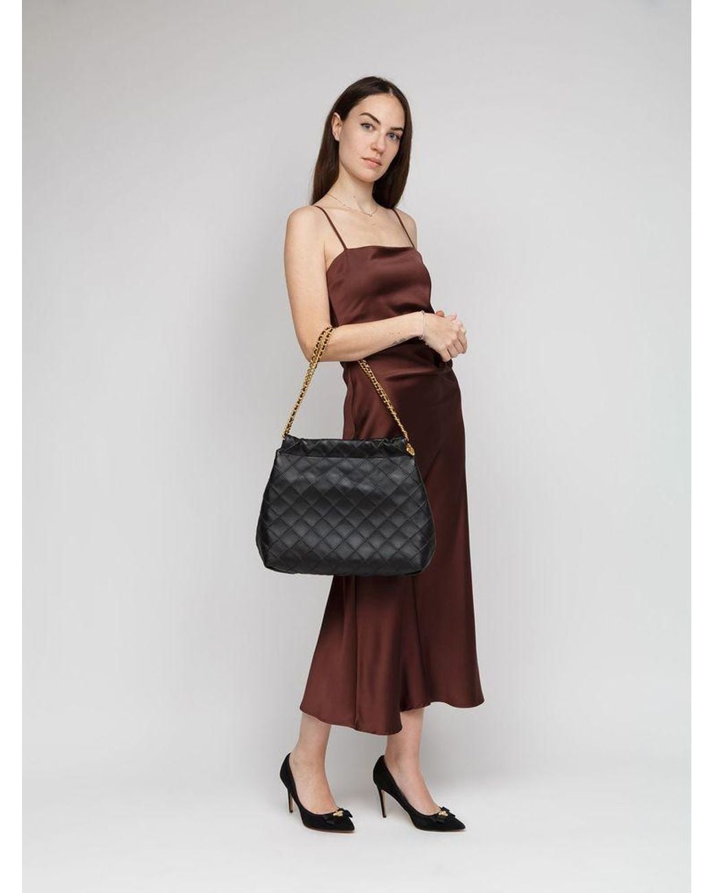Tory Burch Black Hobo Bag Handbags