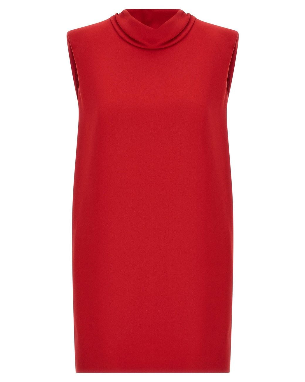 Valentino Garavani Red Solid Dress