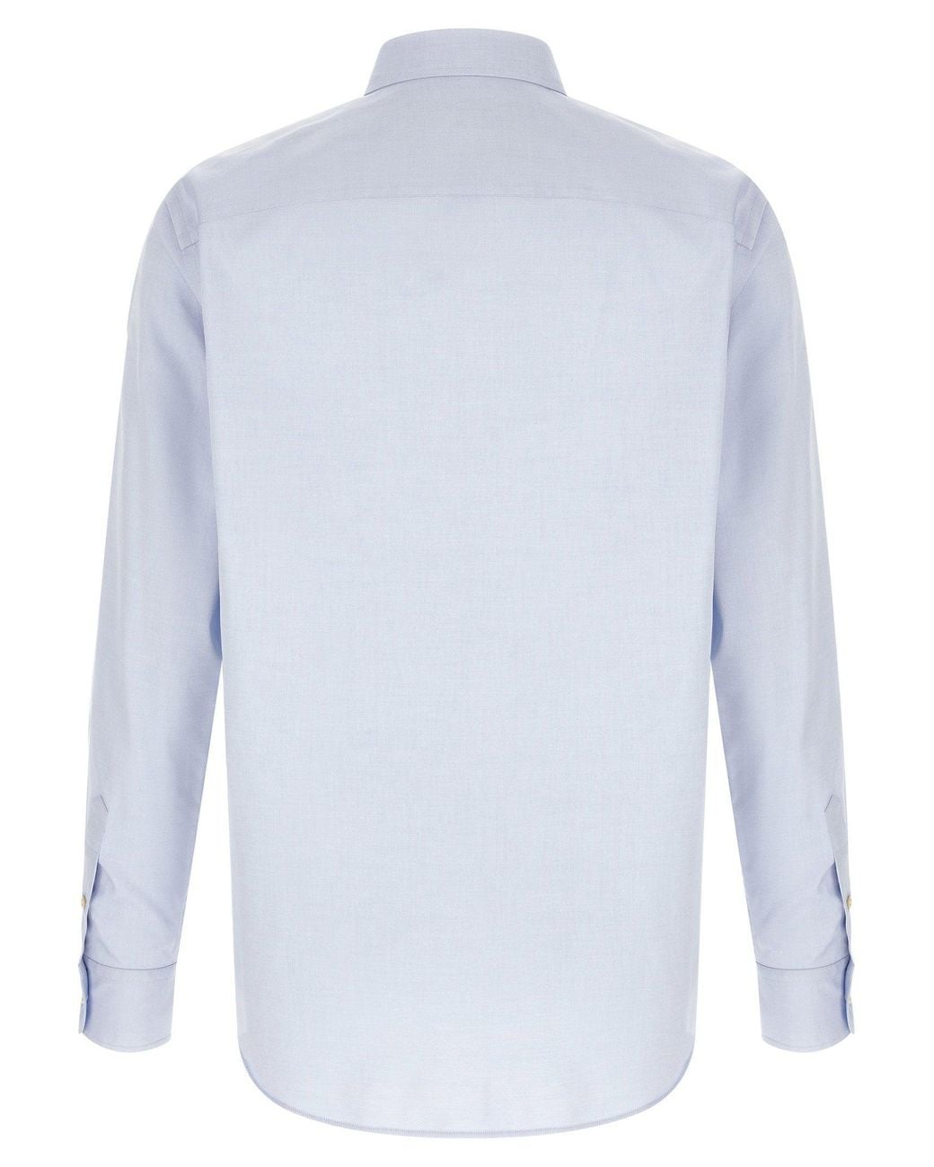 Valentino Garavani Butterfly-Embroidered Oxford Shirt in Blue for Men ...