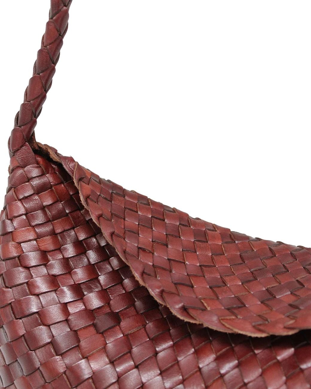 Dragon Diffusion Brown Shoulder Bag Santa Maria Buff Calf Leather
