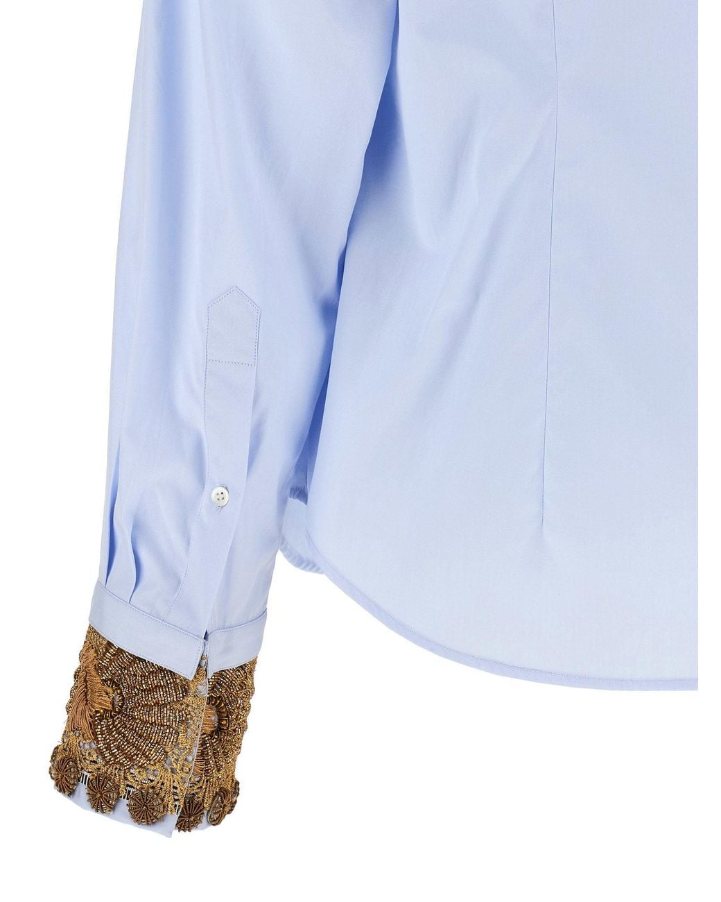 Dries Van Noten Blue Shirt