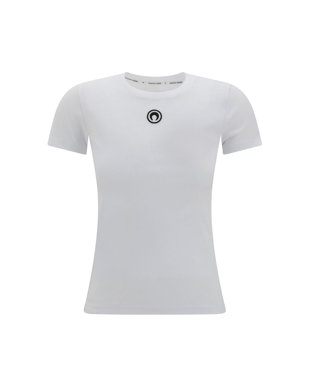 MARINE SERRE White Logoed T-shirt