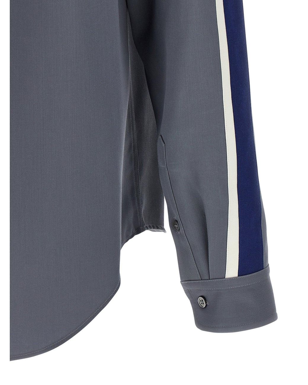 Marni Blue Virgin Wool Shirt for men
