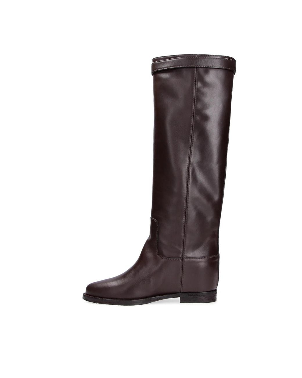 Via Roma 15 Brown Leather Boot Santa Monica Upper Leather; Sole Rubber
