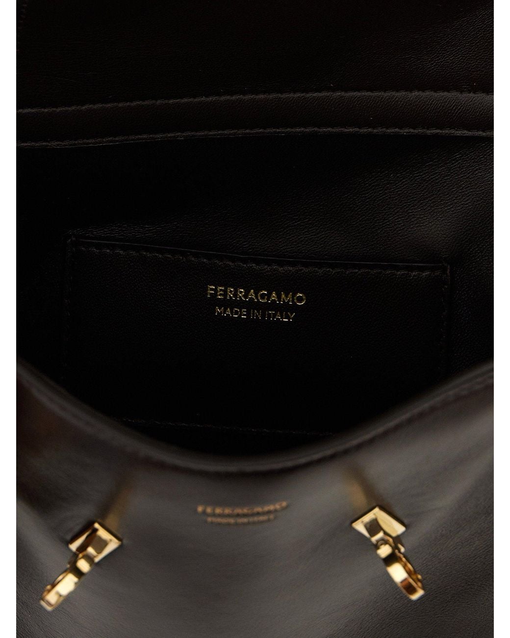 Ferragamo Black Hug Bb S Belt Bag