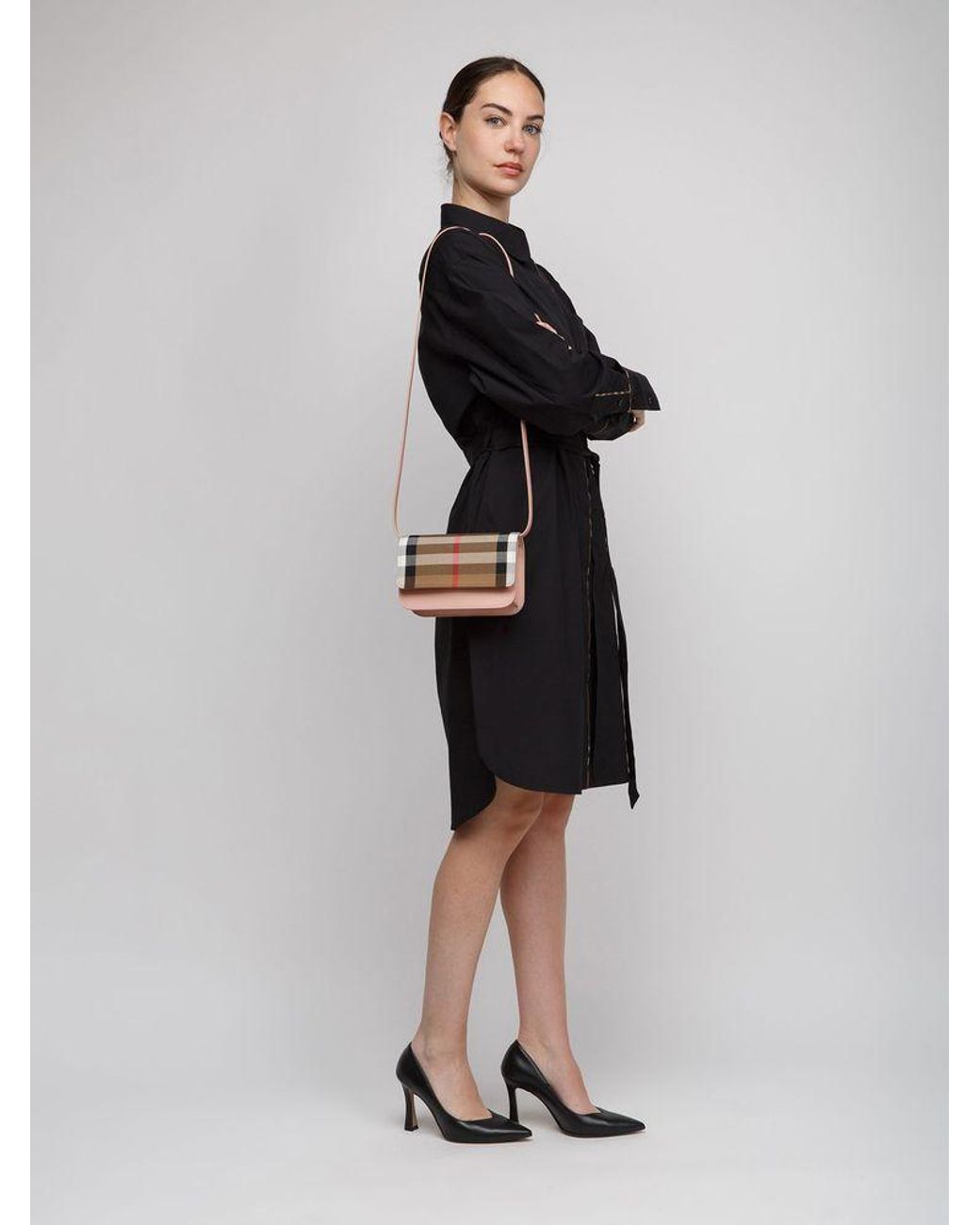 Burberry White Crossbody Bag Hand