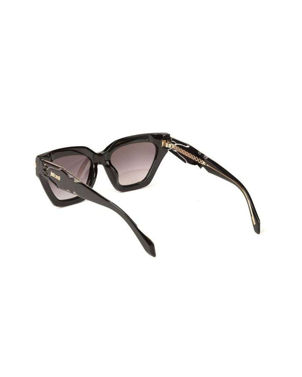Just Cavalli Black Just Cavalli Sjc171 Oversized Square Acetate Sunglasses