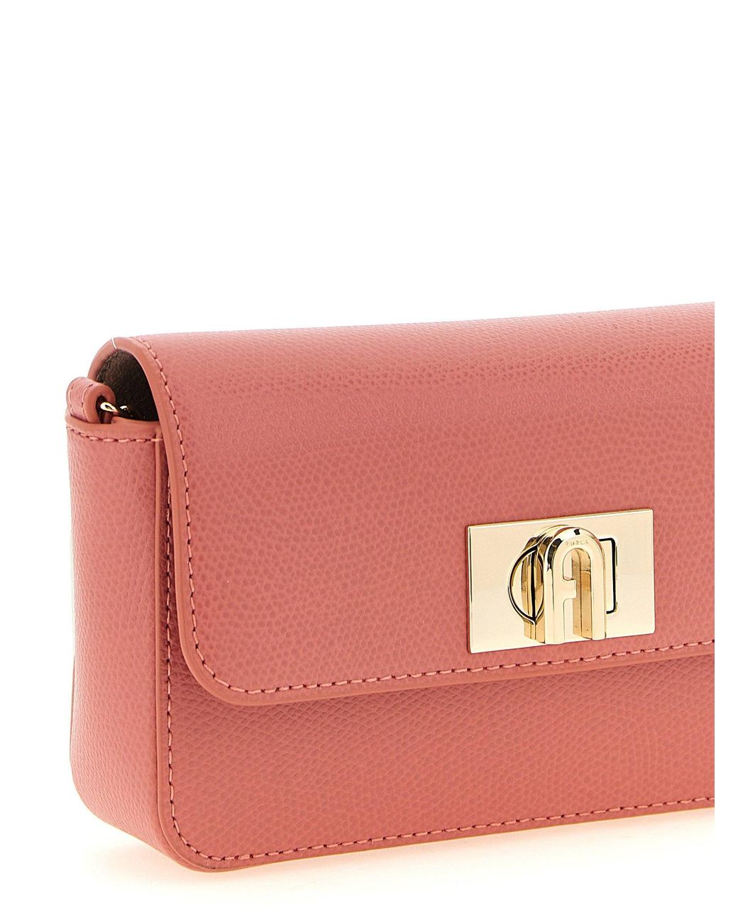 Furla Lock Furla Crossbody Bag in Pink | Lyst