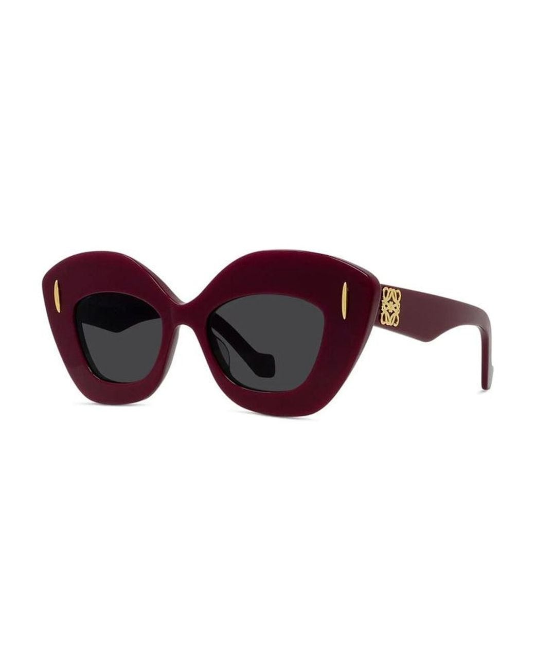 Loewe Red Sunglasses Cat Eye Full Rim, Frame And Lens Lw40127F66A