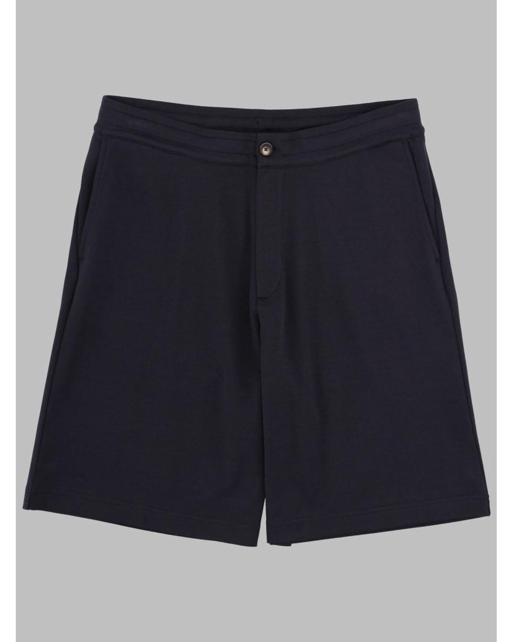 Herno Blue Herno Cotton Bermuda Shorts for men
