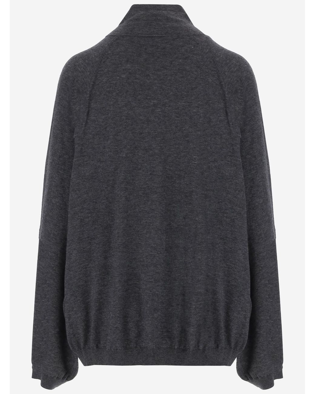 Frankie Shop Gray Jacket Wool-Blend