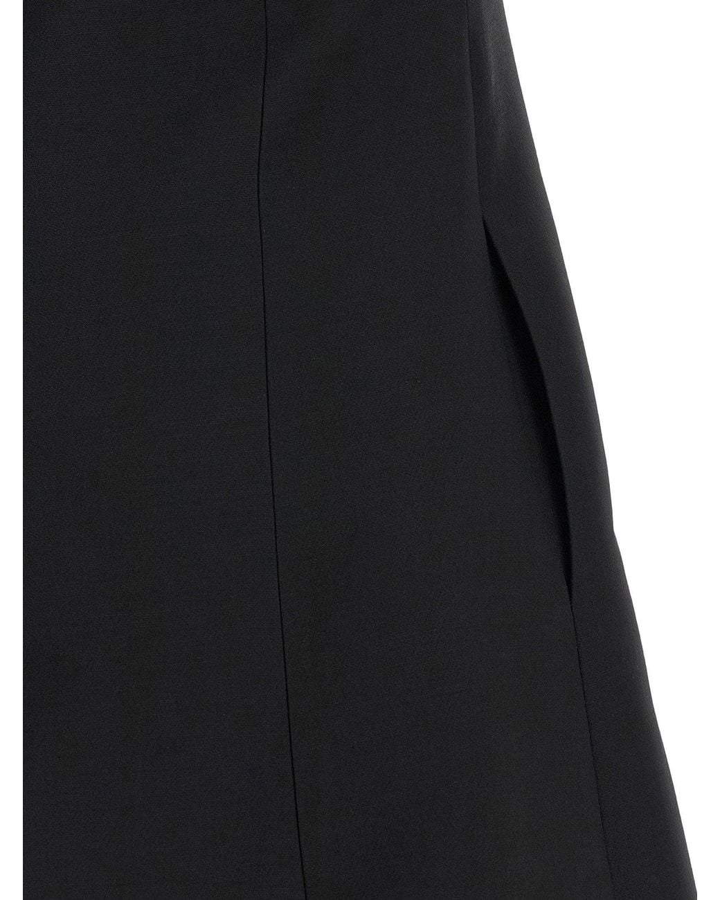 Valentino Garavani Black Sequin Bow-Embroidered Dress
