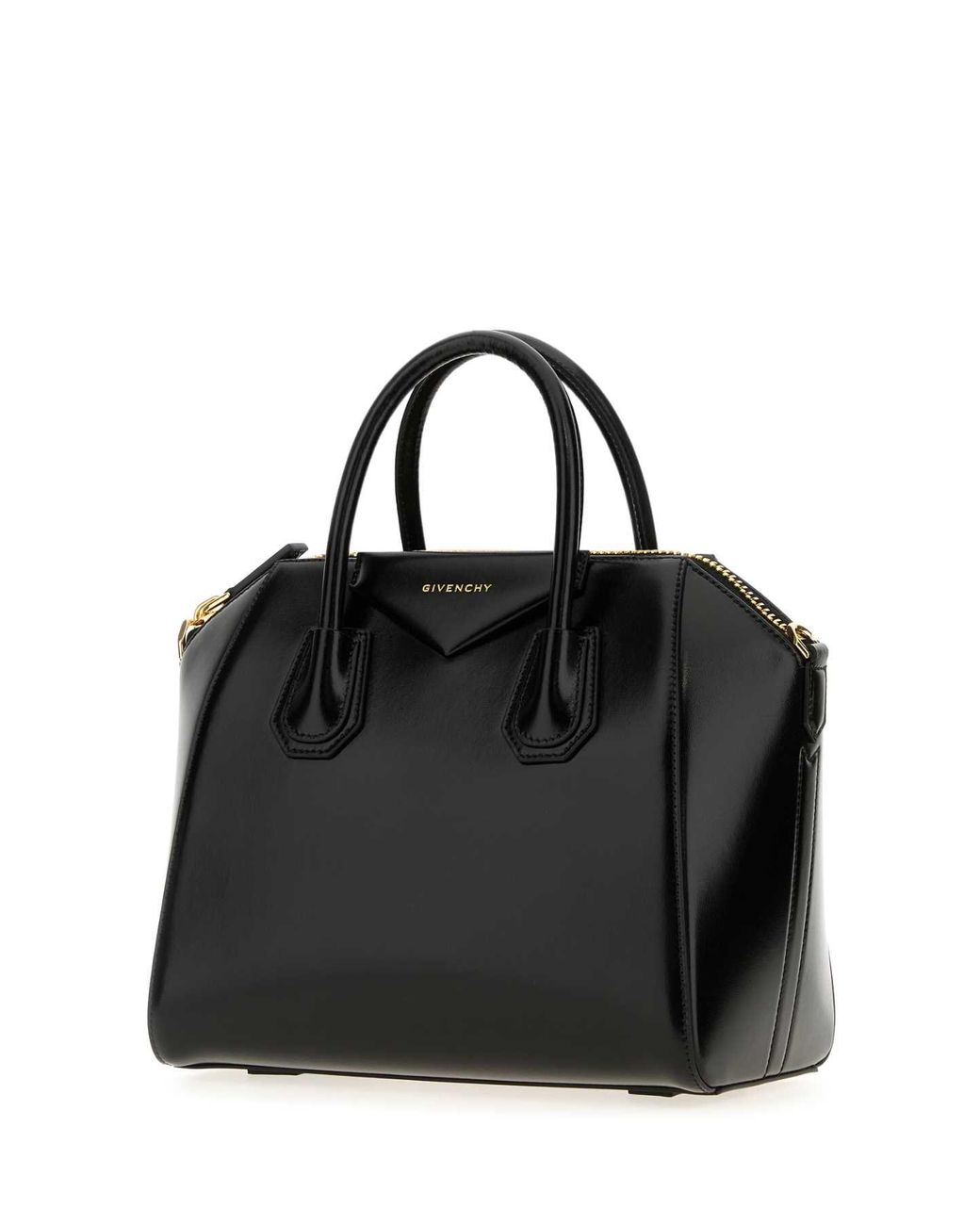 Givenchy Black Leather Top-Handle Tote