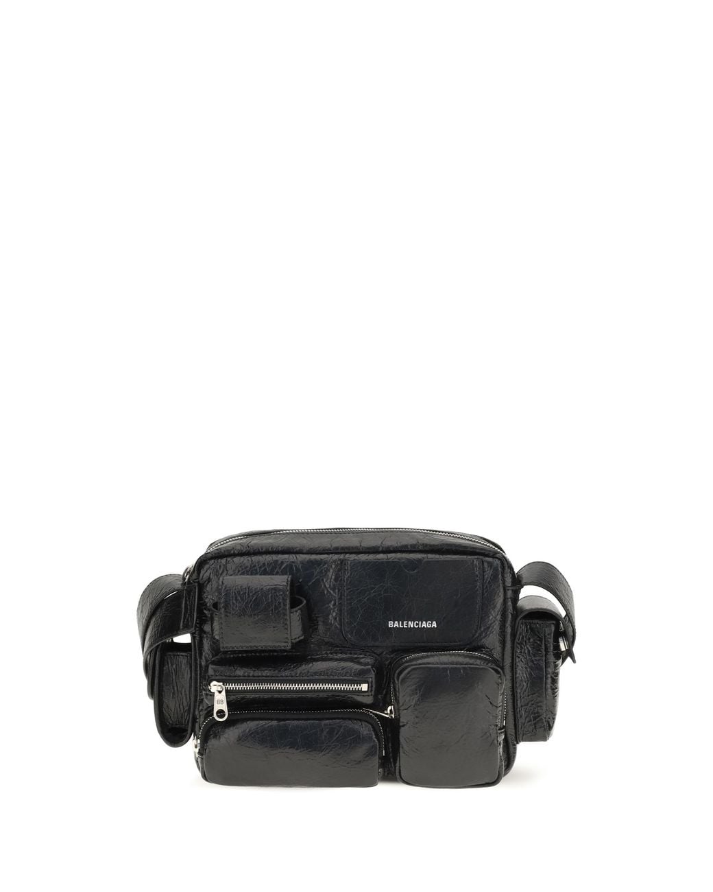 Balenciaga Black Superbusy Messenger Shoulder Bag for men