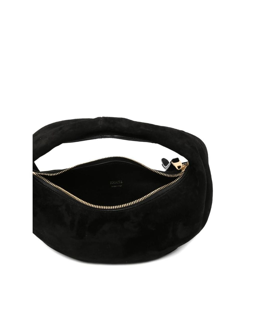 Khaite Black Tote Bag Suede