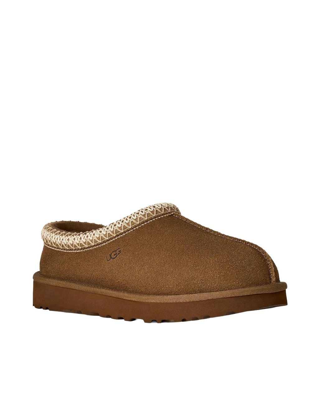 Ugg Brown Tasman Ii Slippers Leather Flat Shoes