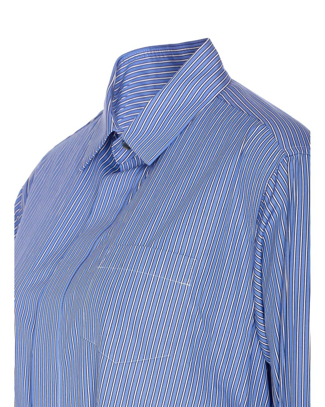 Sacai Blue Dresses Cotton