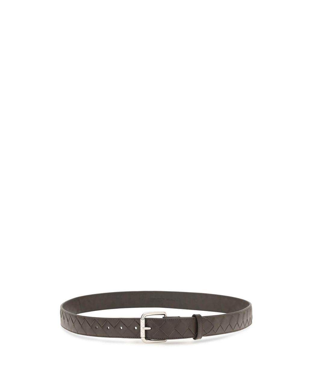 Bottega Veneta White Belt Intrecciato Fondant- Calf Leather for men