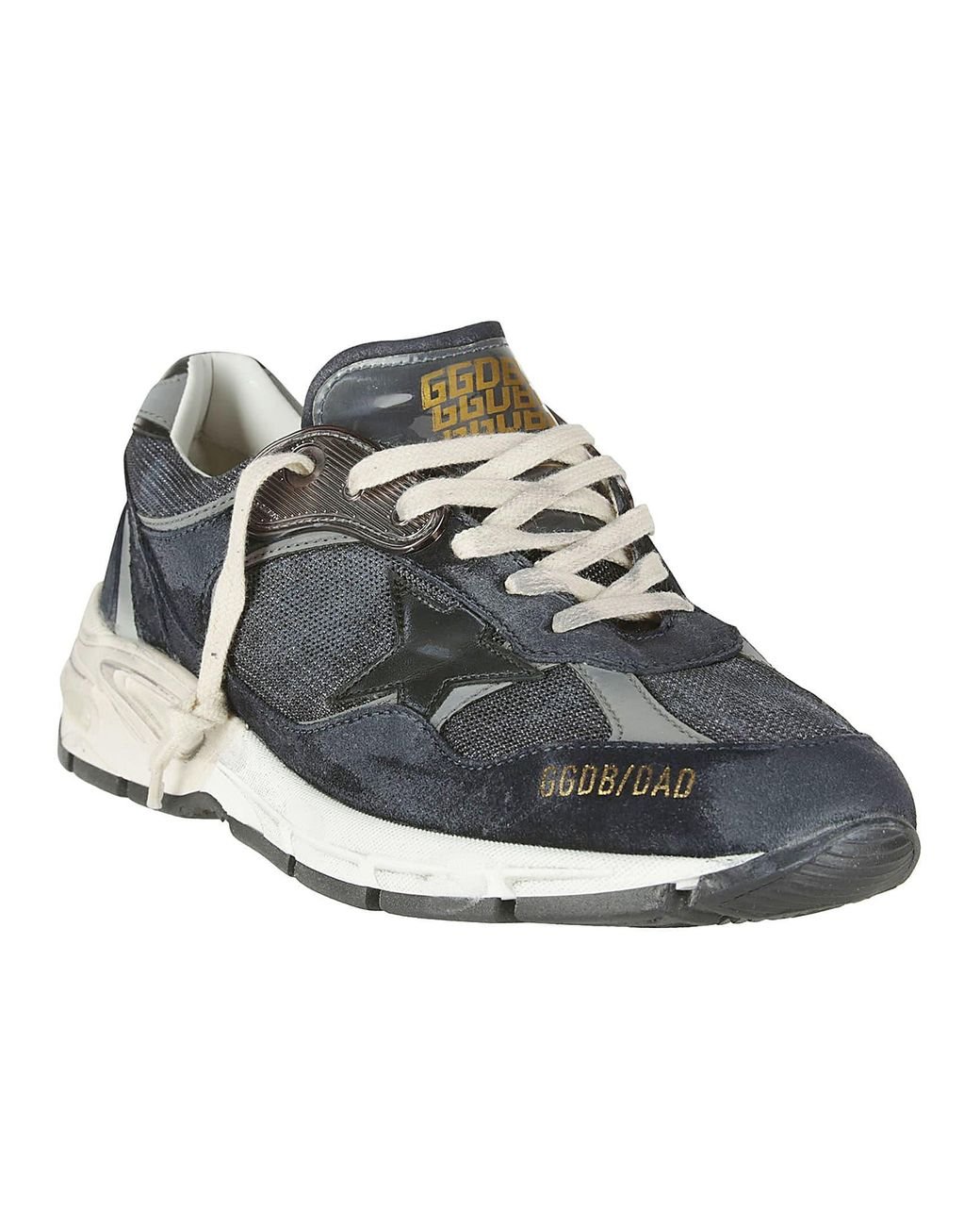 Golden Goose Running Dad Net And Suede Upper Leather Star Net H for Men |  Lyst