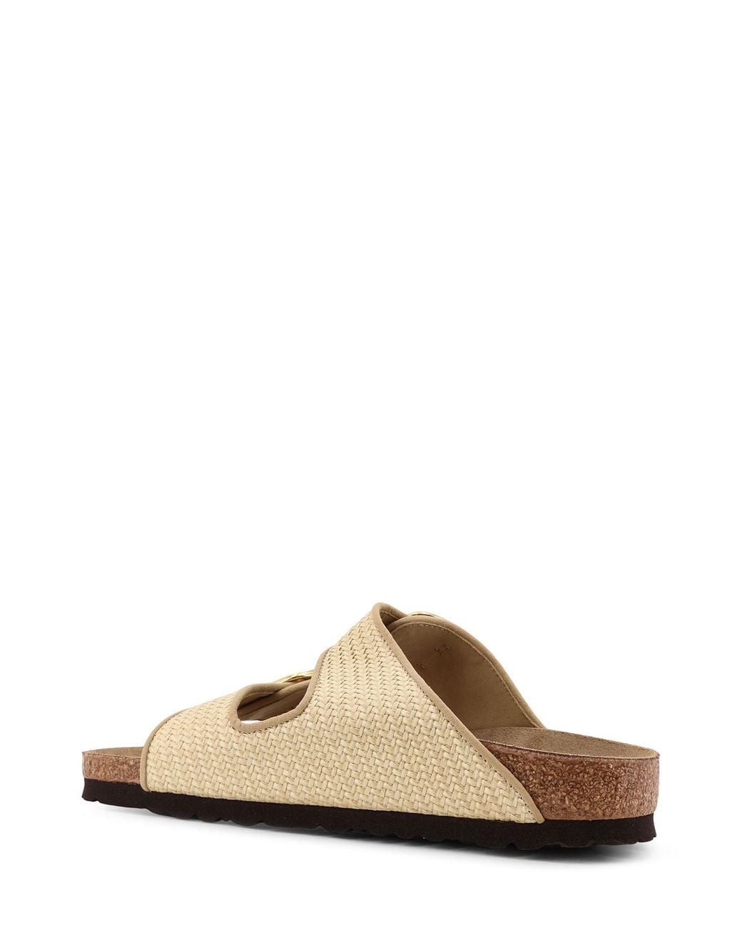 Birkenstock Natural Sandals Rafia/Gomma